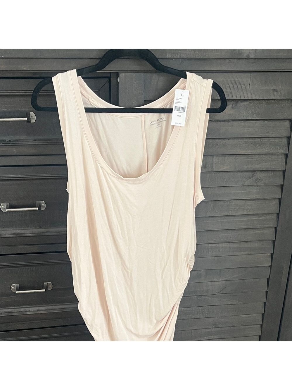 Lane Bryant Soft Cream Tank Top